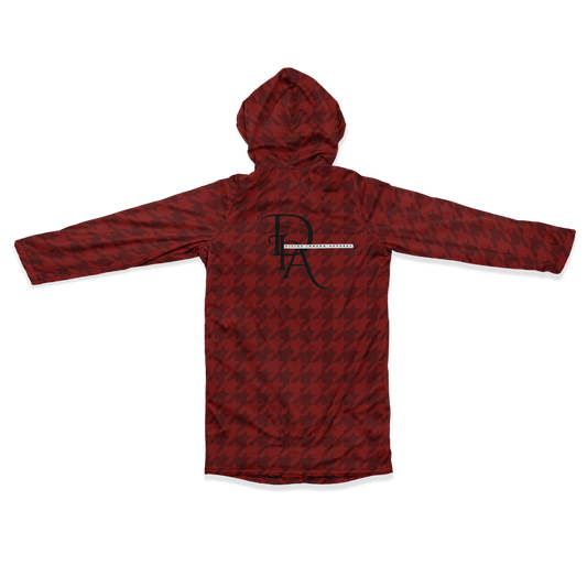 Divine InnerG - Red Houndstooth Zipper Cloak