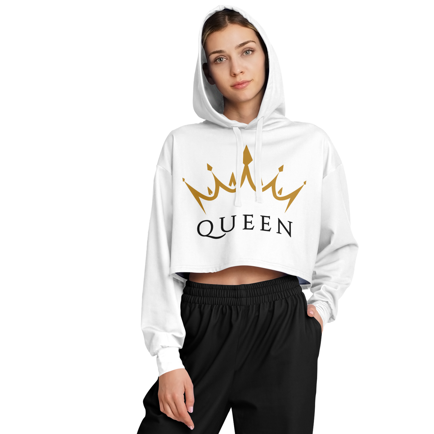 DIA - Queen White Hoodie