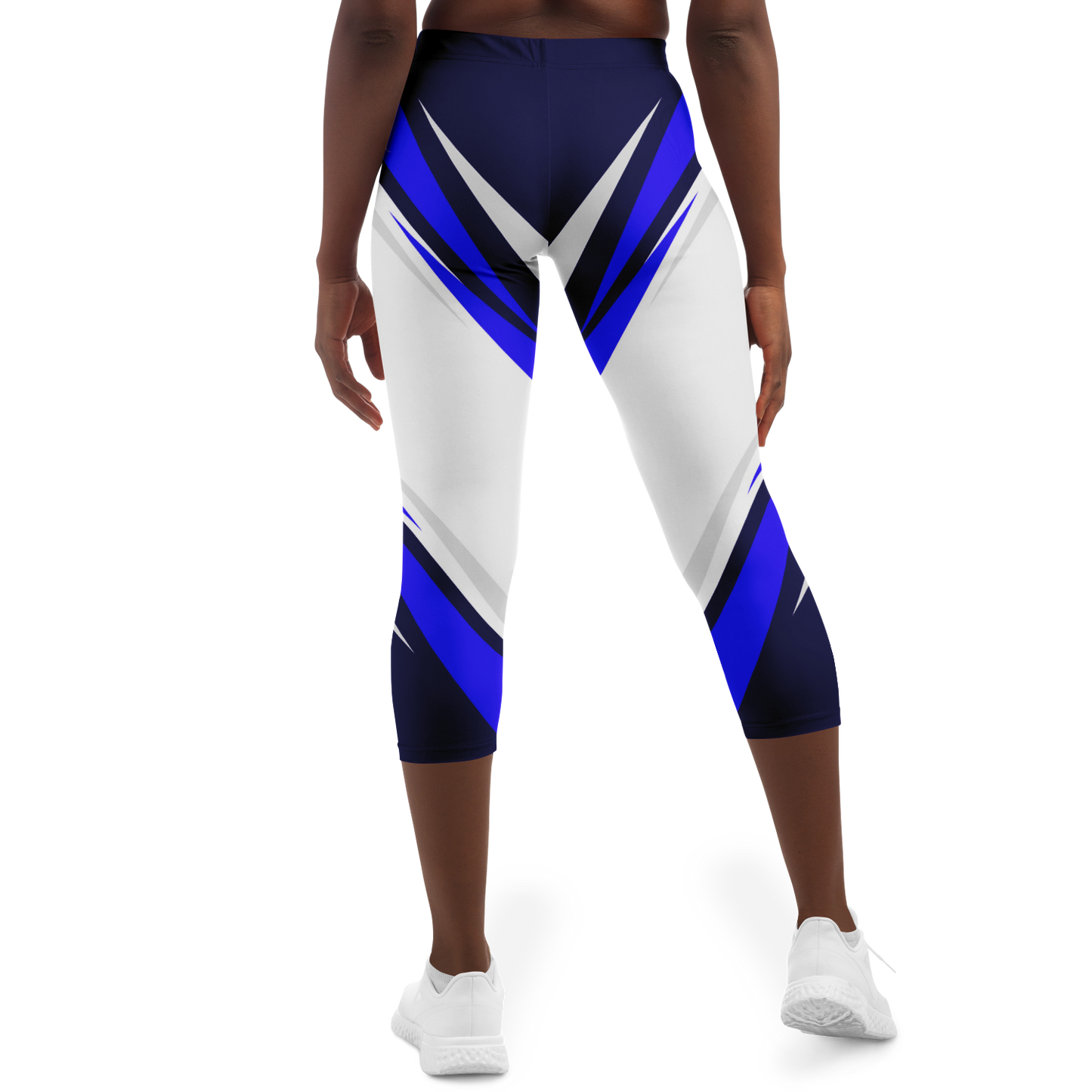 Divine innerG - Blue Athletic Capri Leggings