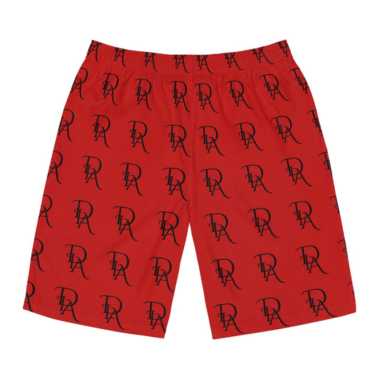 DIA - Red and Black Men's Board Shorts