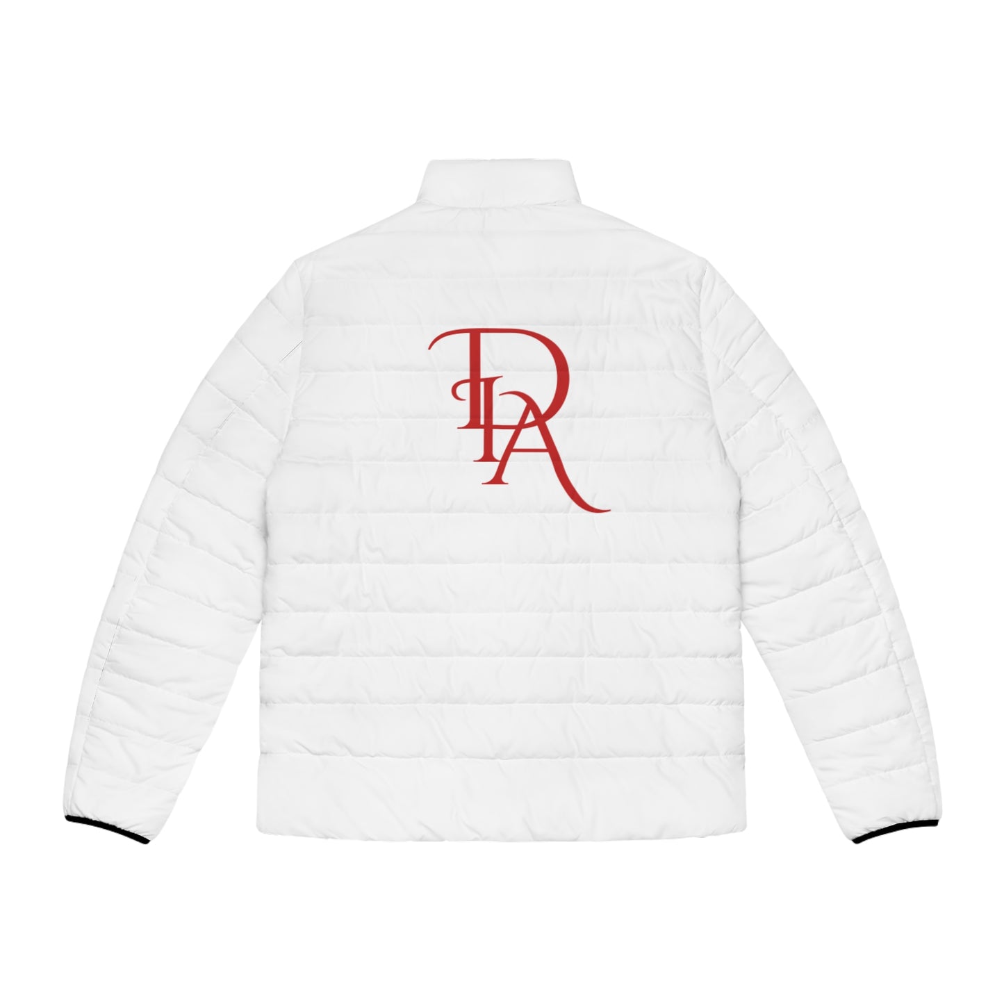 DIA - White and Red Men's Puffer Jacket