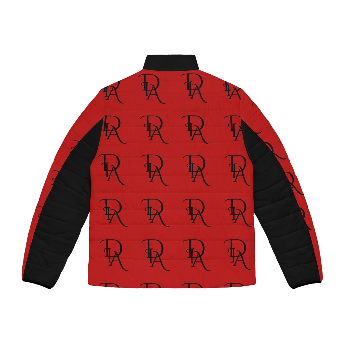 DIA - Red and Black Men's Puffer Jacket