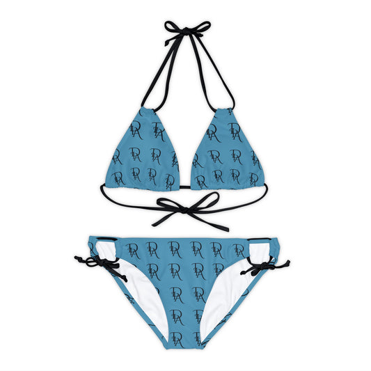 DIA - Turquoise and Black Bikini Set