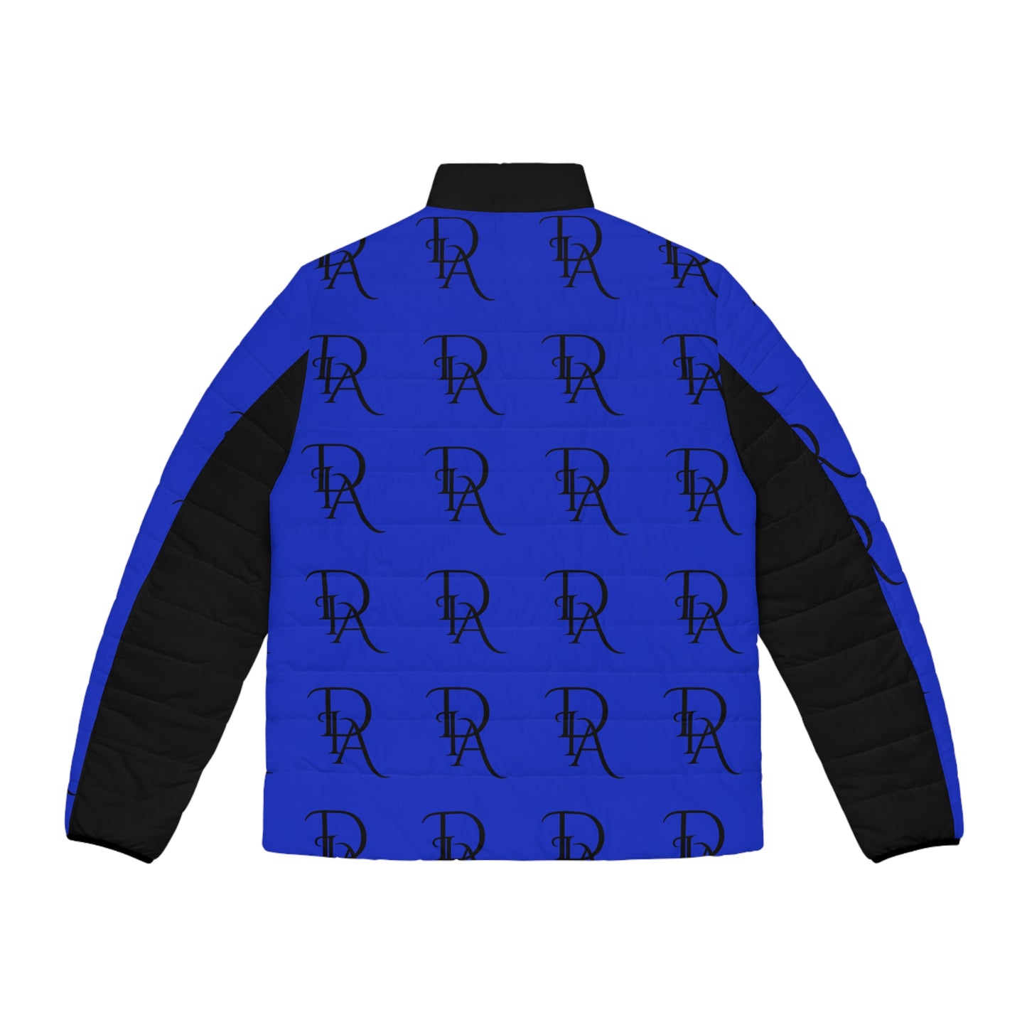 DIA - Royal Blue and Black Men's Puffer Jacket