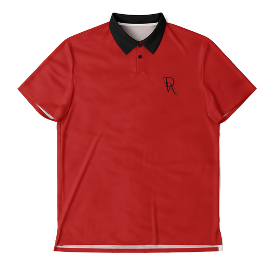 DIA - Red and Black Polo Shirt