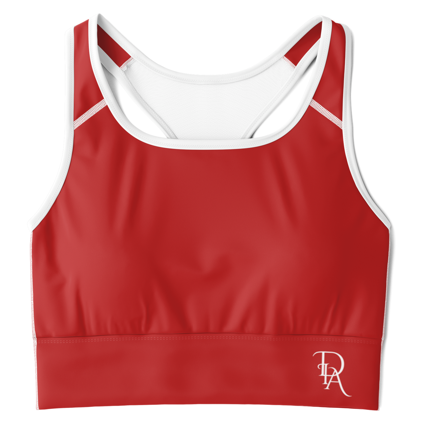 Divine InnerG - Red Mesh Padded Sports Bra