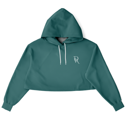 Divine InnerG - Turquoise Crop Hoodie