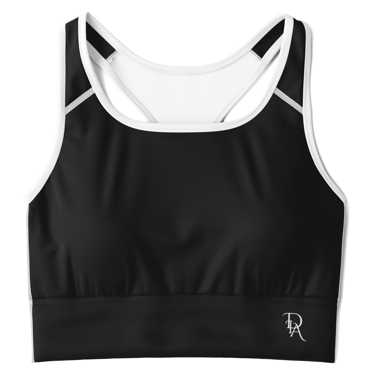 Divine InnerG - Black Mesh Padded Sports Bra