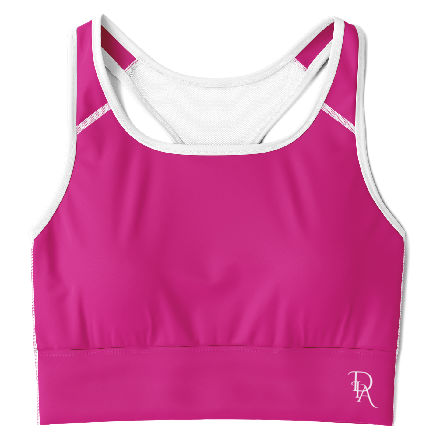 DIA - Fuchsia Mesh Padded Sports Bra