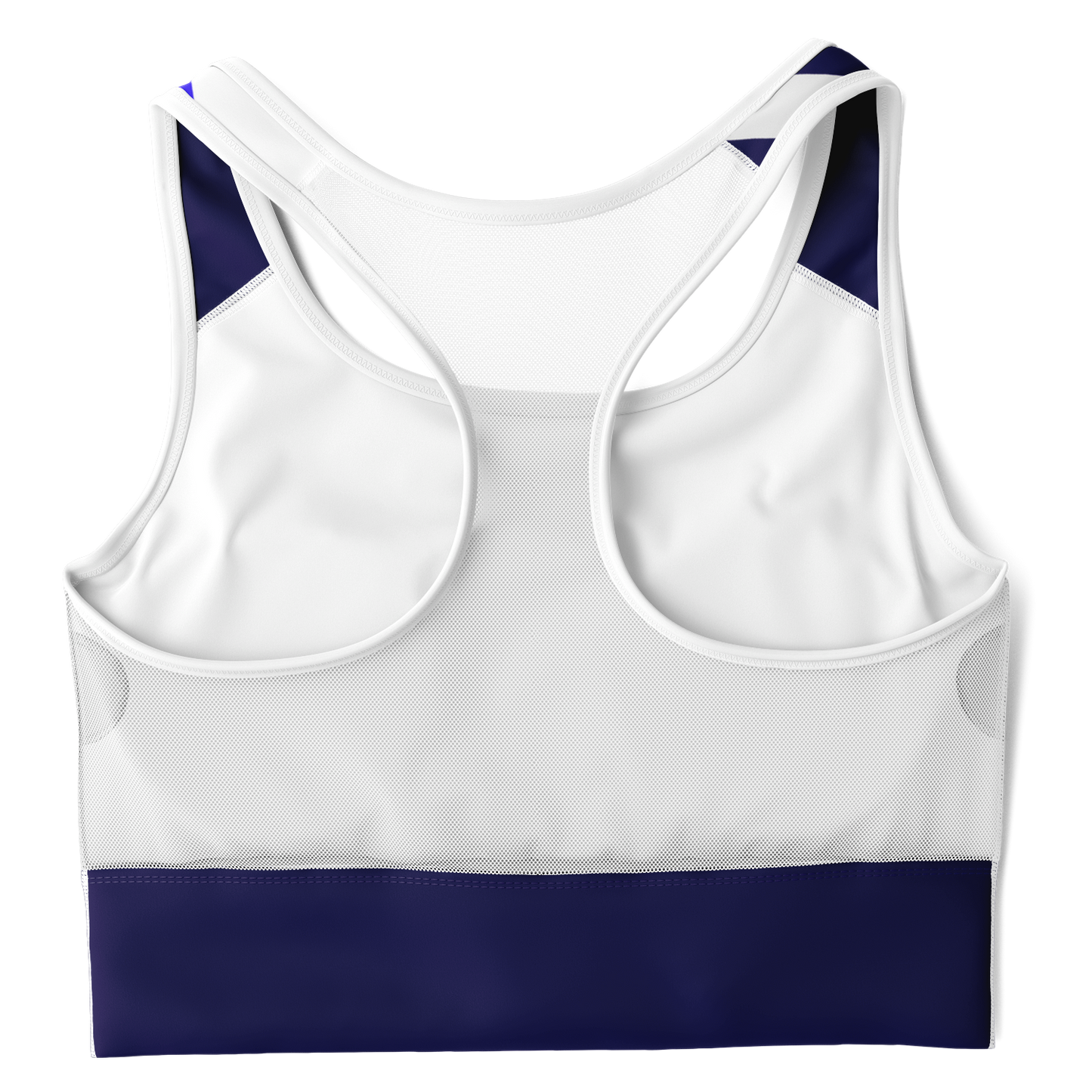 Divine InnerG - Blue Athletic Mesh Padded Sports Bra