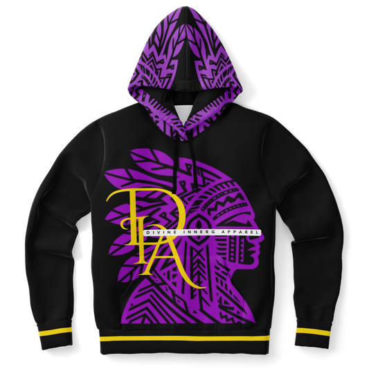 Divine InnerG - Black and Purple Cherokee Chief Limited Edition Pullover Hoodie