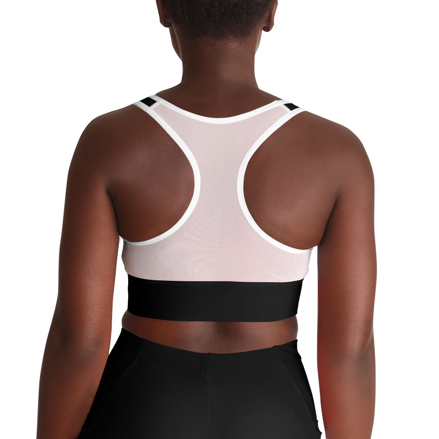 Divine InnerG - Black Mesh Padded Sports Bra