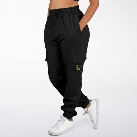 Divine InnerG - Black and Gold Cargo Sweatpants