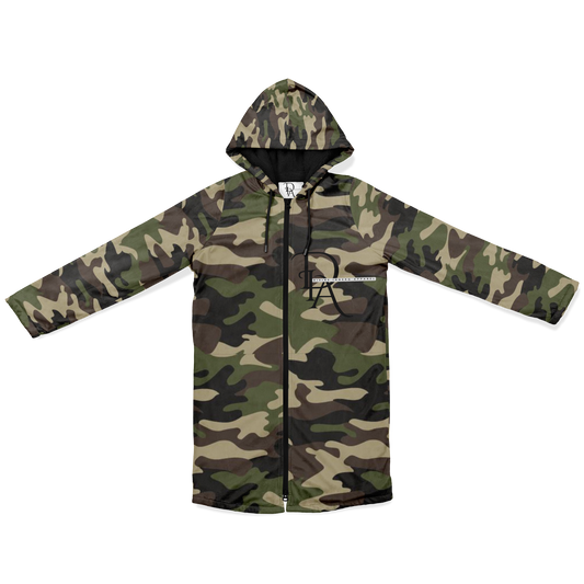 Divine InnerG - Army Fatigue Zipper Cloak